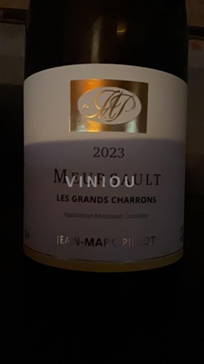 Bourgogne Meursault Jean-Marc Pillot Les Grands Charrons 2023