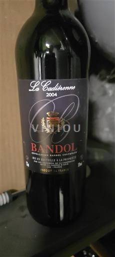 Provence Bandol La Cadiérenne 2004