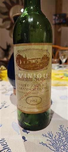 Bordéus Saint-Émilion Grand Cru Château Soutard 1982