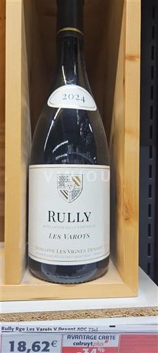 Borgonha Rully Domaine Les Vignes Dives Les Varots 2024
