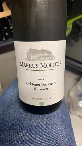 Mosel Không được chỉ định Markus Molitor Ockfener Bockstein Kabinett 2016