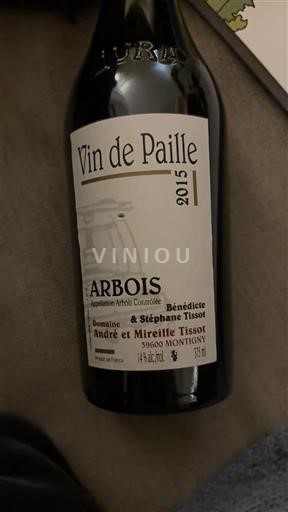 Jura Arbois Domaine André et Mireille Tissot Vin de Paille 2015