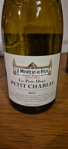 Bourgogne Petit-chablis J. Moreau & Fils Les Petits Dieux 2023