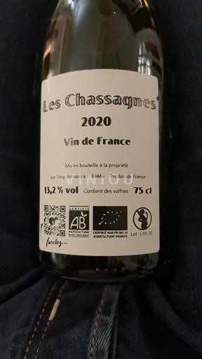 Jura Không được chỉ định Les Chassagnes 2020