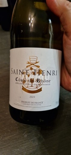 Thung lũng Rhône Côtes-du-rhône Saint Henri 2023