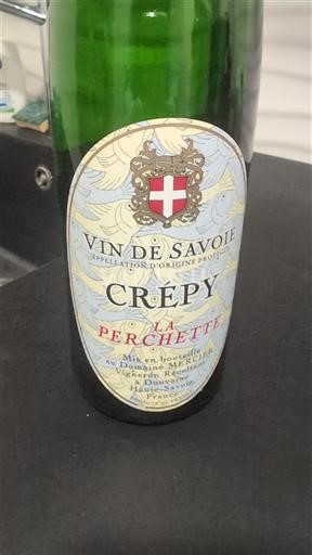 Savoie og Bugey Crépy Domaine Mercier La Perchette Ikke årgangsbestemt