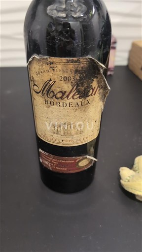 Burdeos Bordeaux Château Maillet 2003