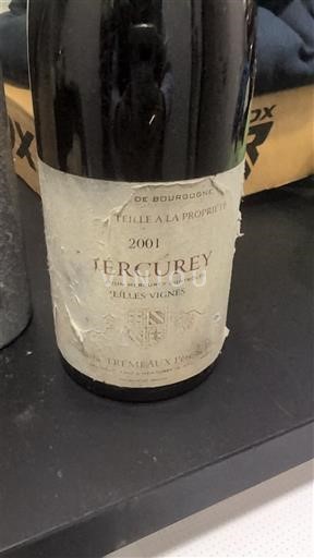 Bourgogne Mercurey Domaine Tremeaux Vieilles Vignes 2001