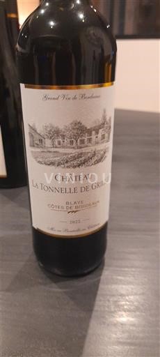 Bordeaux Blaye-Côtes-de-Bordeaux Château La Tonnelle de Grille 2022
