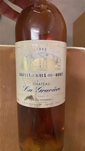 Bordeaux Sainte-Croix-Du-Mont Château La Gravière 1993