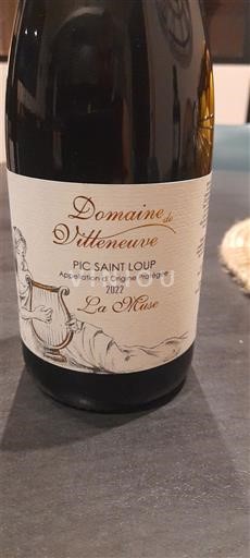 Langvedok Pic-saint-loup Domaine Villeneuve La Muse 2022
