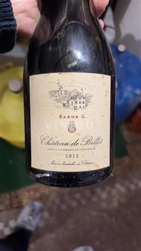 Provence Bellet Château Bellet Baron G. 2012