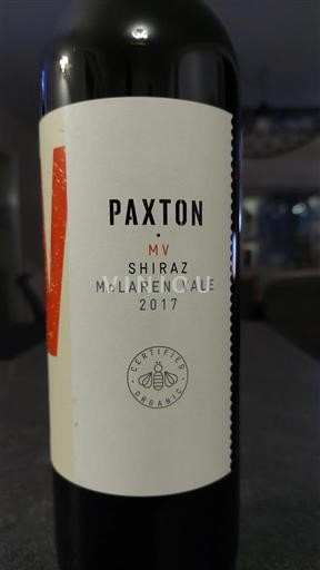 Nam Úc Thung lũng McLaren Paxton MV Shiraz 2017