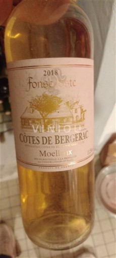 Tây Nam Côtes-de-bergerac Fonseclotte 2018