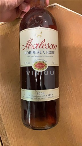 Bordeaux Bordeaux hồng Malesan 2006