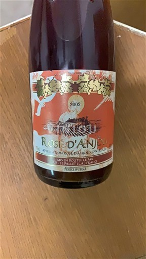 Loiren laakso Rosé d’Anjou Le Palleut Claude 2002