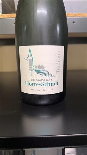 Champaña Champán Champagne Hotte-Schmit Tradition Sin añada