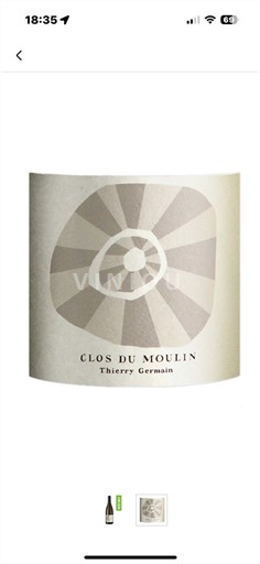 Thung lũng sông Loire Saumur Thierry Germain Clos du Moulin 2017