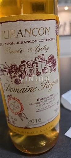 Tây Nam Jurançon Domaine Reyau Agiliz 2016
