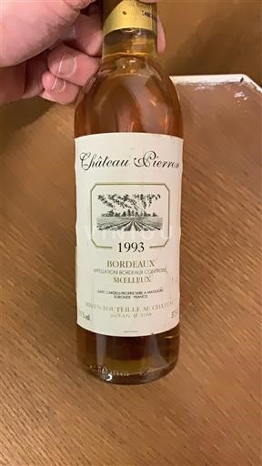 Burdeos Bordeaux Château Pierron 1993