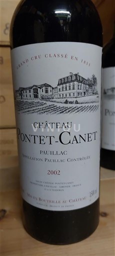 Бордо Пойяк Château Pontet-Canet 2002