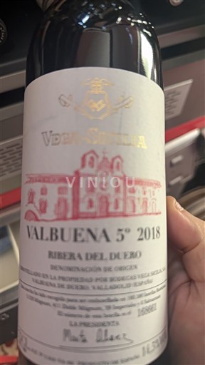 Castilla og León Ribera del Duero Vega Sicilia Valbuena 5° 2018