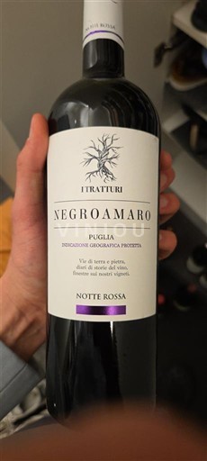 Apulie Nespecifikováno Notte Rossa I Tratturi Negroamaro 2024