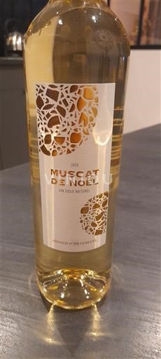 Thung lũng Rhône Muscat-de-beaumes-de-venise Renaud de Villeuneuve Muscat de Noël 2021