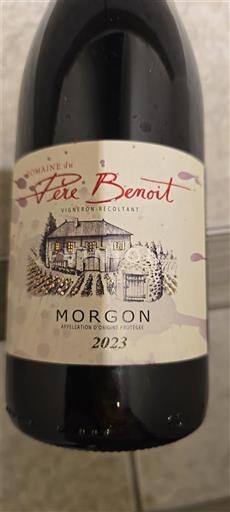 Beaujolais Morgon Domaine Père Benoît 2023