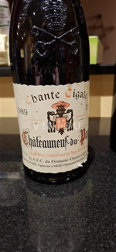 Valle del Rodano Châteauneuf-du-Pape Chante Cigale 1989