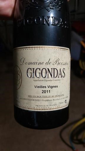 Thung lũng Rhône Gigondas Domaine Boissan Vieilles Vignes 2011