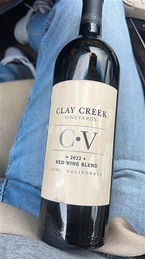 Vùng trồng nho được cấp phép California Lodi Clay Creek Vineyards Red Wine Blend 2022
