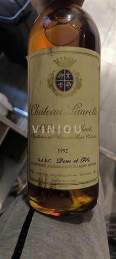 Bordeaux Sainte-Croix-Du-Mont Château Laurette 1992