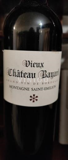 Bordeaux Montagne Saint-Émilion Château Vieux Château Bayard Senza annata