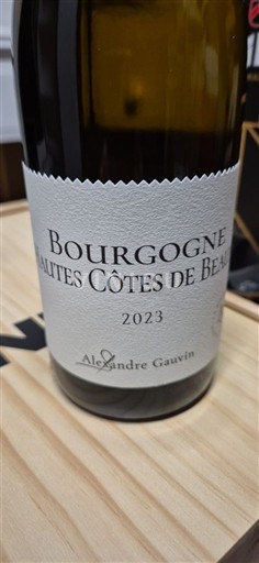 Bourgogne Hautes Côtes de beaune Alexandre Gauvin 2023