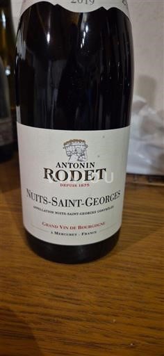 Bourgogne Nuits-saint-georges Antonin Rodet 2019