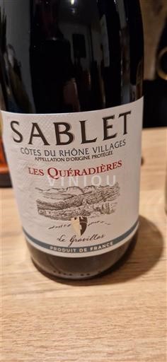 Thung lũng Rhône Không được chỉ định Le Gravillas Les Quéradières 2022