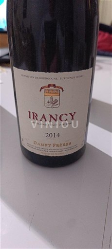 Bourgogne Irancy Damp Frères 2014
