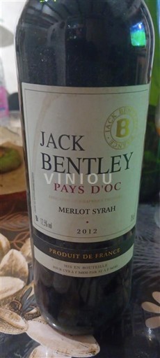 Languedoc in Roussillon Pays d'Oc Jack Bentley 2012