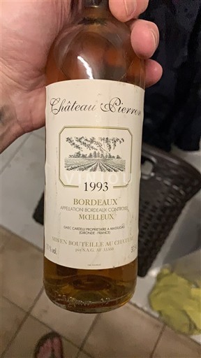 Burdeos Bordeaux Château Pierron 1993