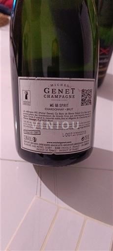 Champagne Michel Genet MG BB Spirit 2018