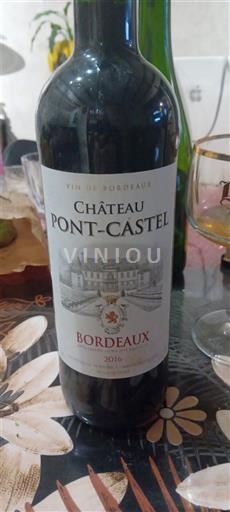 Burdeos Bordeaux Château Pont-Castel 2016