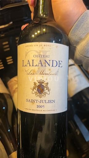 Bordéus Saint-Julien Château Lalande Les Moulins 2009
