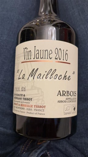 Jura Arbois Bénédicte & Stéphane Tissot La Mailloche 2016