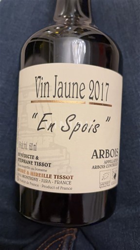 Jura Arbois Bénédicte & Stéphane Tissot En Spois 2017