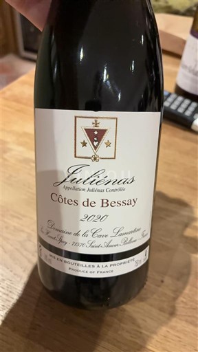 Beaujolais Juliénas Domaine La Combe Loupilot Côtes de Bessay 2020
