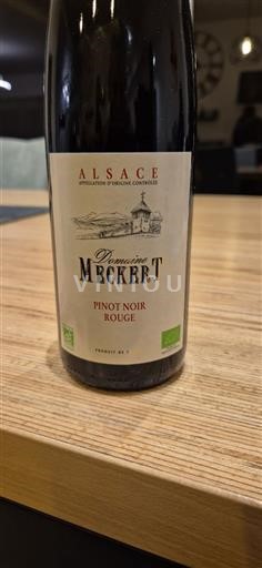 Alsácia Domaine Meckert Pinot Noir Rouge Não Sazonado