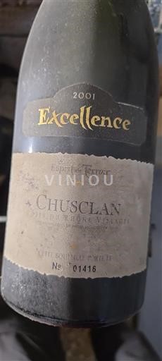 Vallée du Rhône Côtes-du-rhône-villages Chusclan Excellence 2001