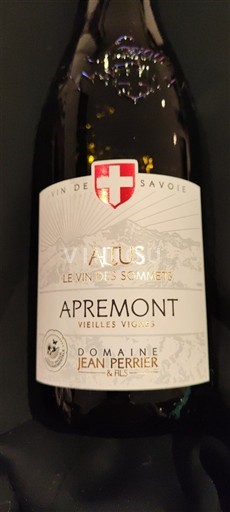 Saboya y Bugey Apremont Domaine Jean Perrier & Fils Altus Vieilles Vignes 2025