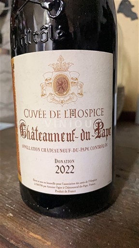 Valle del Rodano Châteauneuf-du-Pape Château Hospice de Châteauneuf-du-Pape de l'Hospice 2022